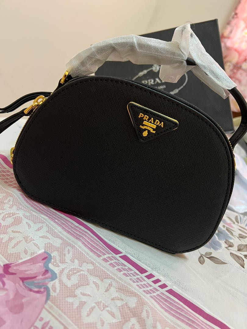 Prada double zip sling bag cheap