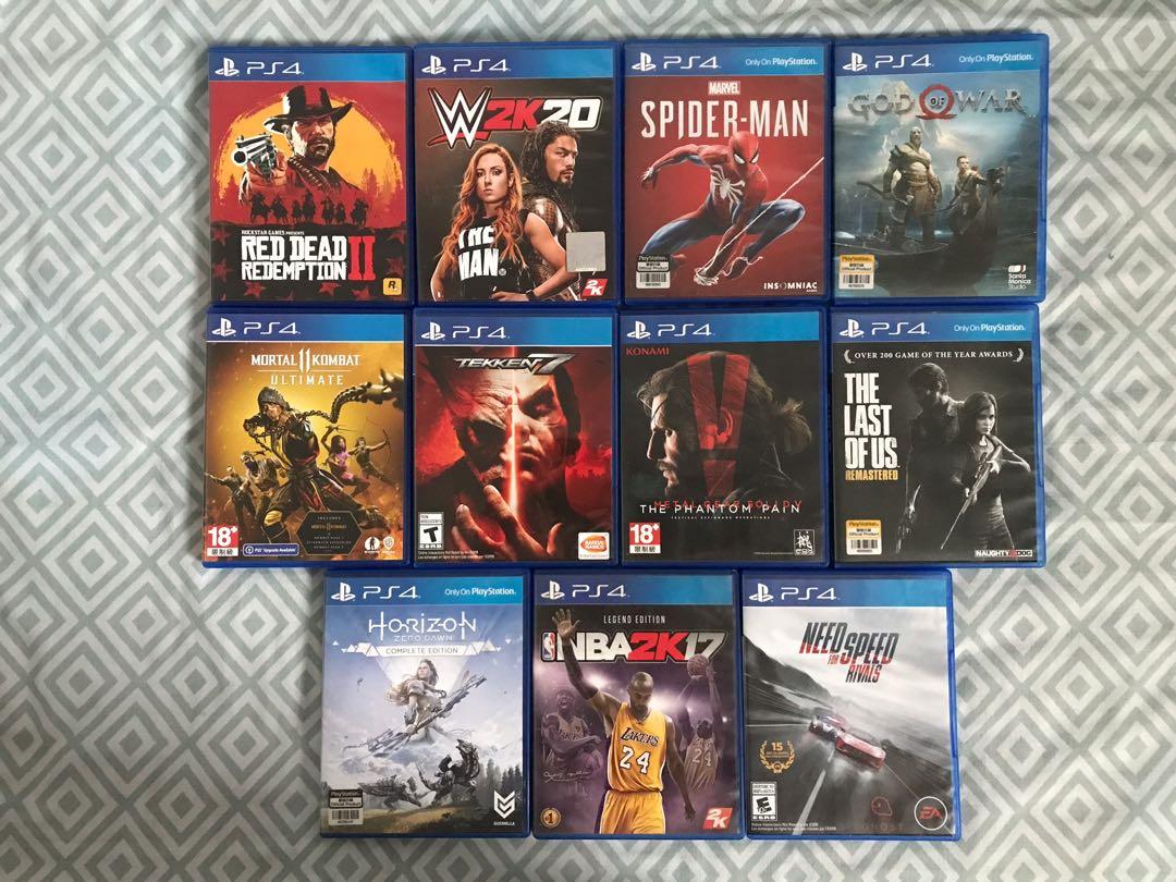 Ps4 Games For Sale Swap Video Gaming Video Games Playstation On Carousell