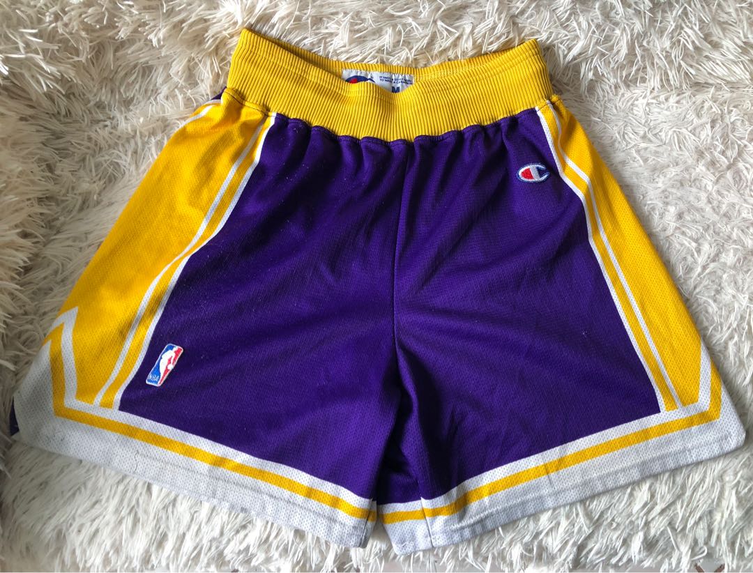 champion lakers shorts