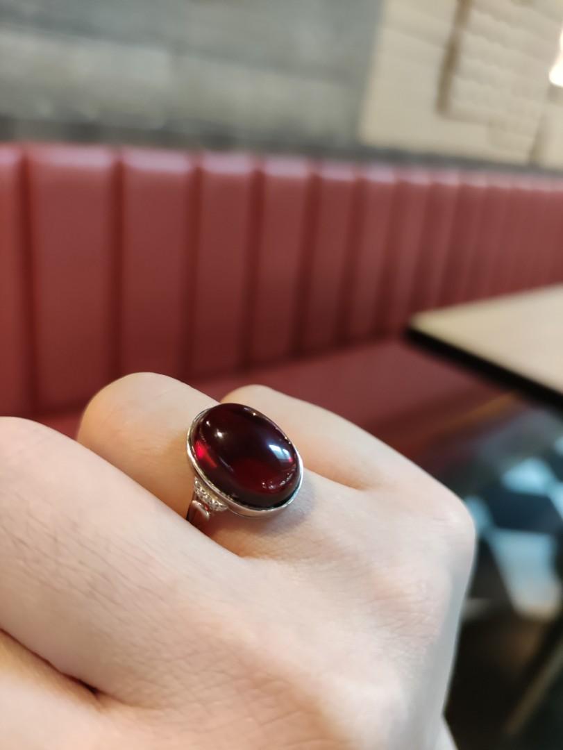 Red Amber Ring
