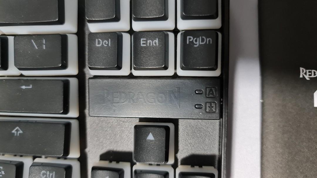 Redragon K552 RGB Keyboard + Pudding Keycaps, Computers & Tech, Parts