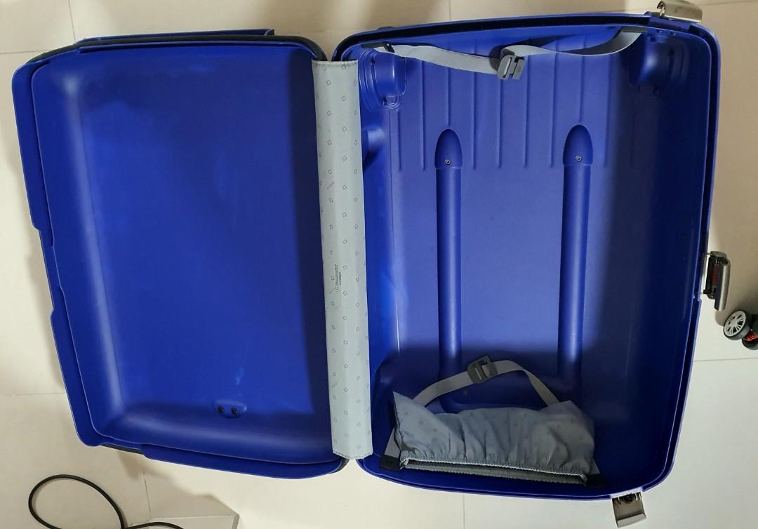 Samsonite blue new arrivals hard case