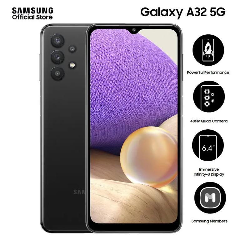 Samsung Galaxy A32 5G SM-A326U - 64GB - Awesome Black (U.S.