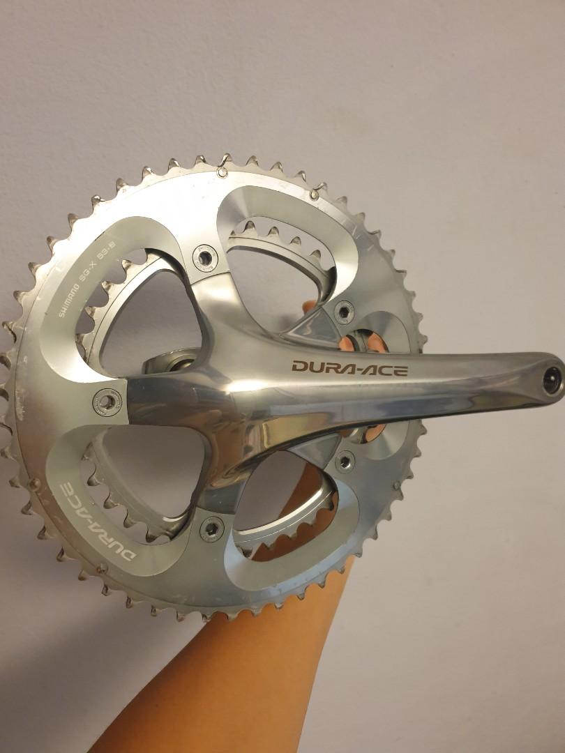 Shimano Dura Ace 7800 crankset 172.5mm 53/39, Sports Equipment