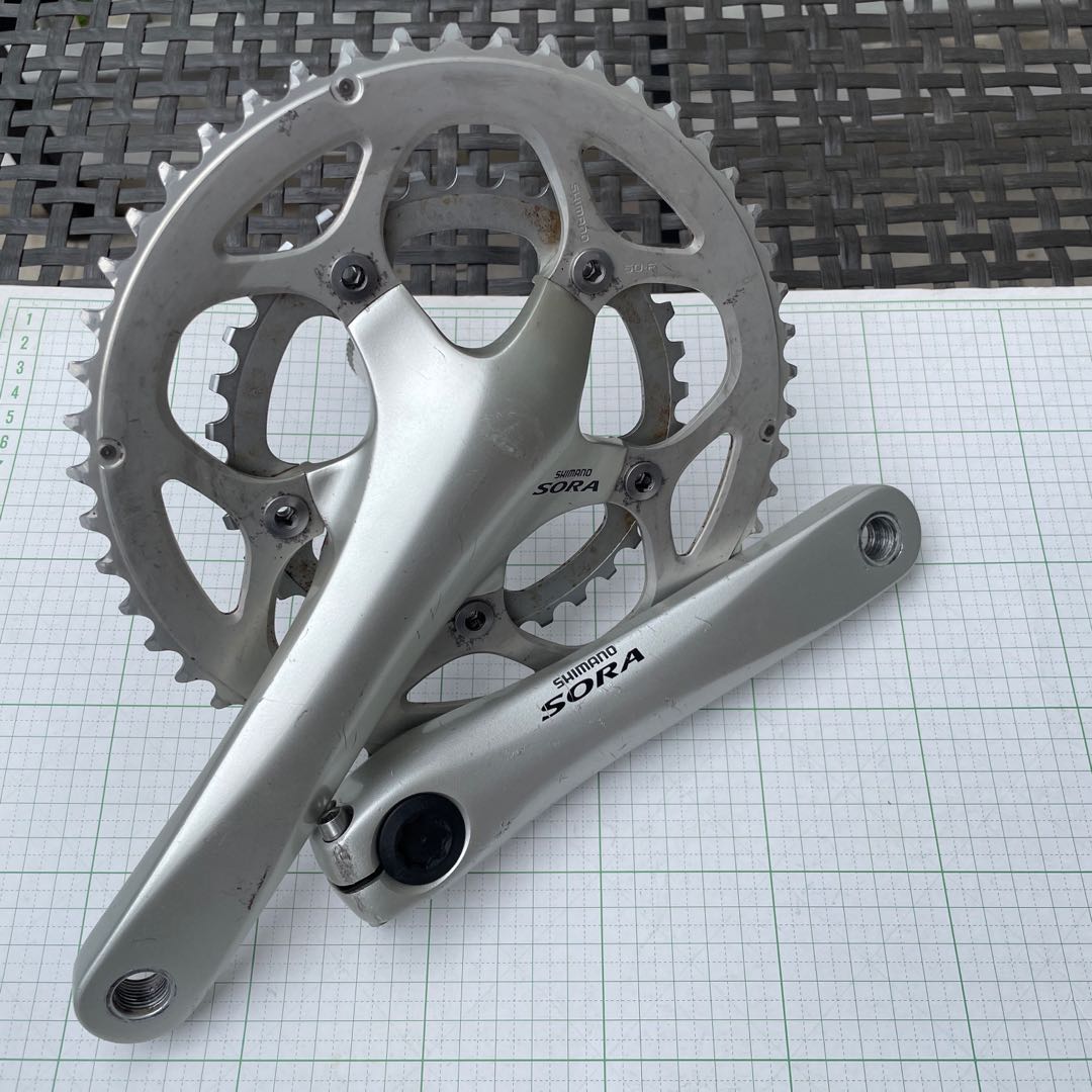 Shimano sora crankset clearance