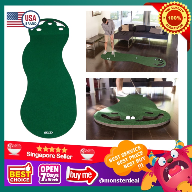 SKLZ USA Golf Indoor Putting Green, 3 x 9 feet , Sports Equipment