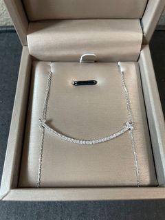 Smile Diamond Necklace .3 carats