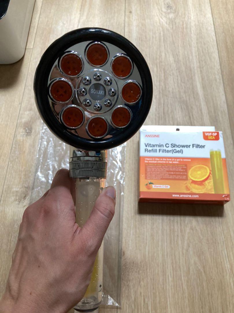Sonaki Vitamin C shower head, Furniture & Home Living, Bathroom