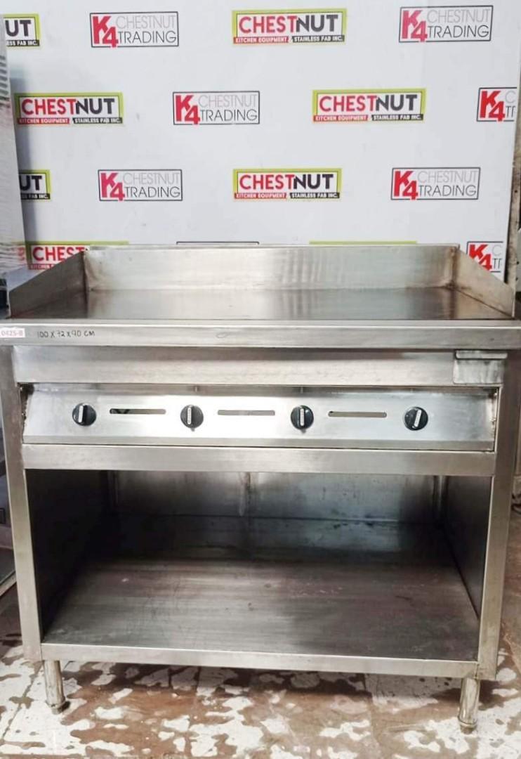 Stainless burger gas griddle (Category: BBQ, Grills & Hotpots) located in Makati City. Submitted by budgetappliance (Listing ID 1128302329, Image 3). Description: stainless burger gas griddle good condition with 30days warranty for inquiries pls text or call 09058994523.