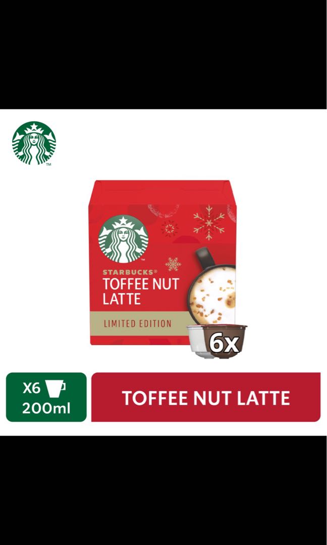 STARBUCKS Toffee Nut Latte Limited Edition by NESCAFE DOLCE GUSTO