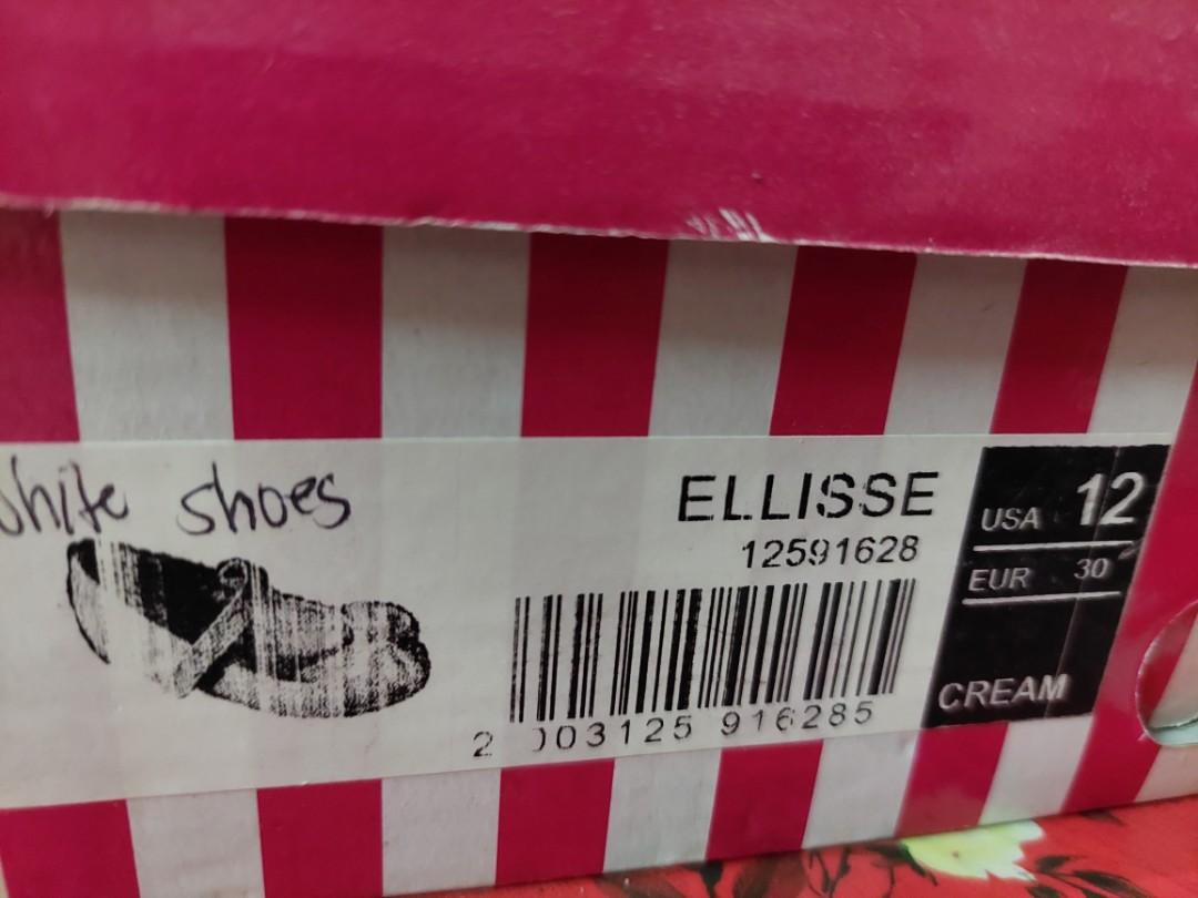 sugar kids white shoes (Category: Babies & Kids Fashion) located in Makati City. Submitted by tuffbrat (Listing ID 1128404646, Image 3). Description: brand new with box size 12.