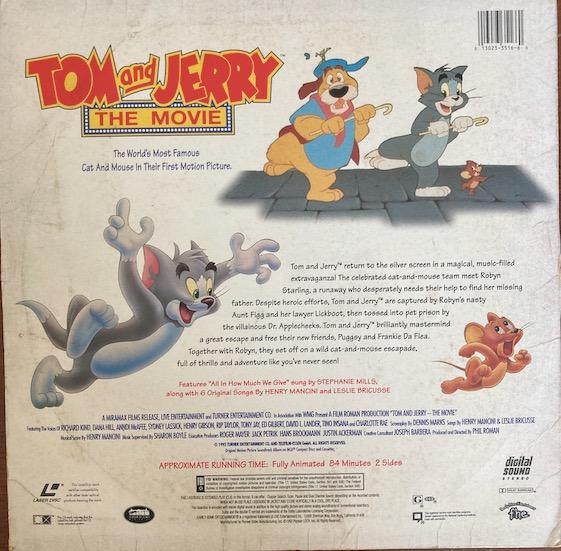 Tom and Jerry The Movie (1992) Laserdisc, Hobbies & Toys, Music