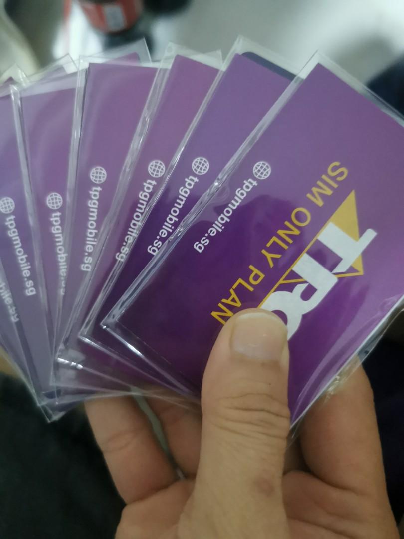 TPG registered sim cards, Mobile Phones & Gadgets, Mobile & Gadget