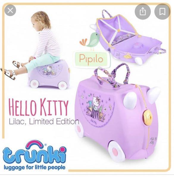 Trunki Hello kitty lilac authentic limited edition