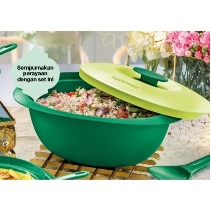 Tupperware, Dining, Tupperware Legacy Rice And Soup Server Bowl With  Scoop Bowl Set