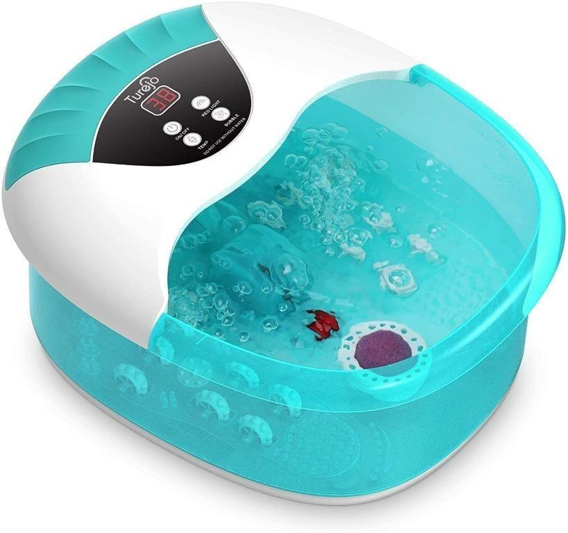 TUREJO Foot Spa and Massager, Turejo Home Spa Bath with Bubble, 14