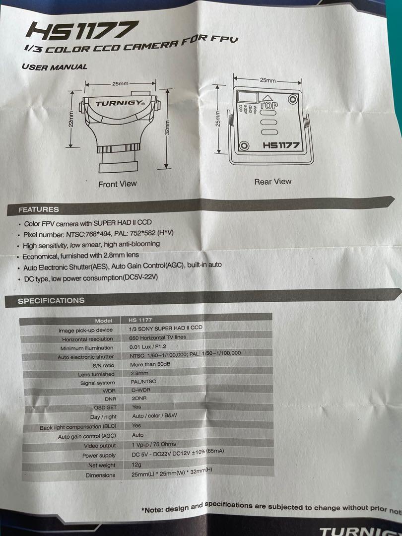 Turnigy hs1177 sale