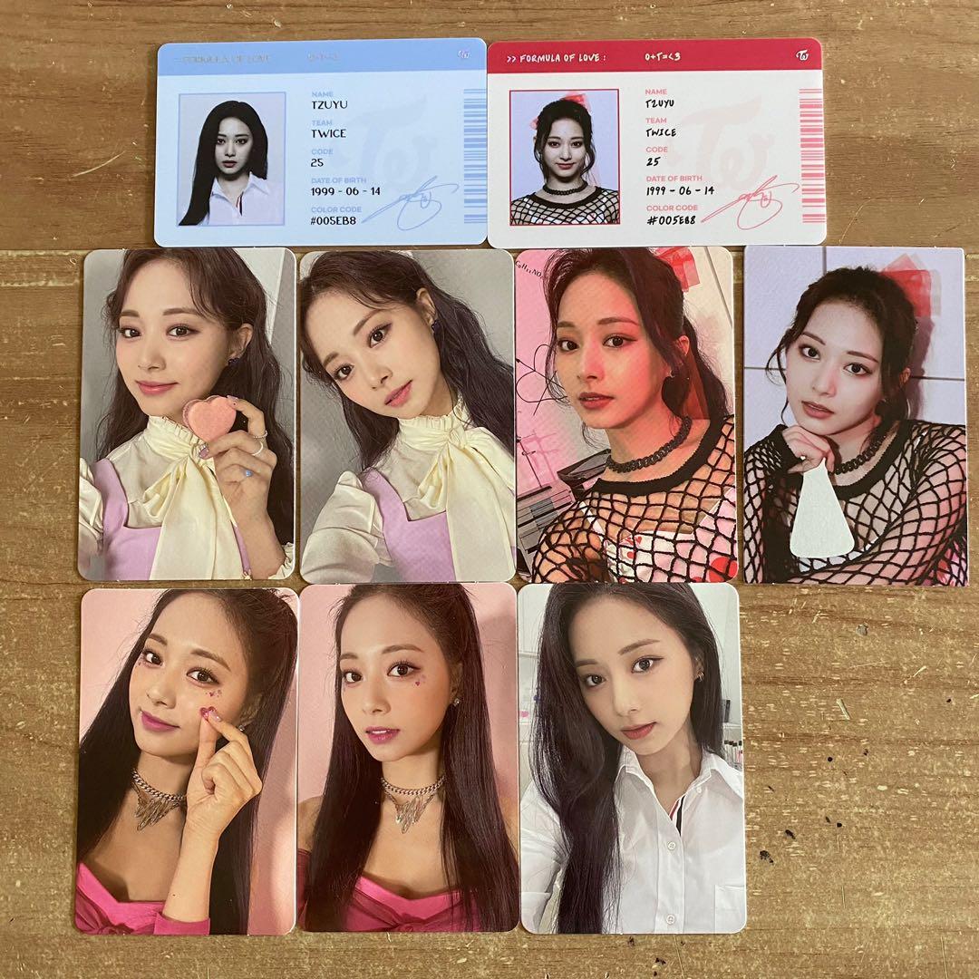 Twice Tzuyu Formula of Love FOL Official Photocards Full Set, Hobbies