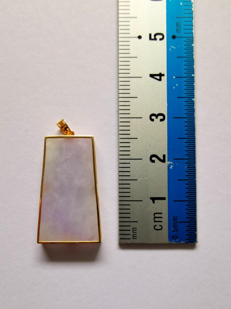Gold picture frame pendant on sale