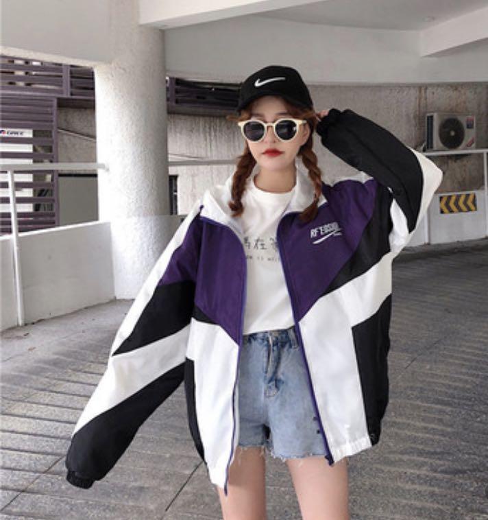 Girl windbreaker outfits online