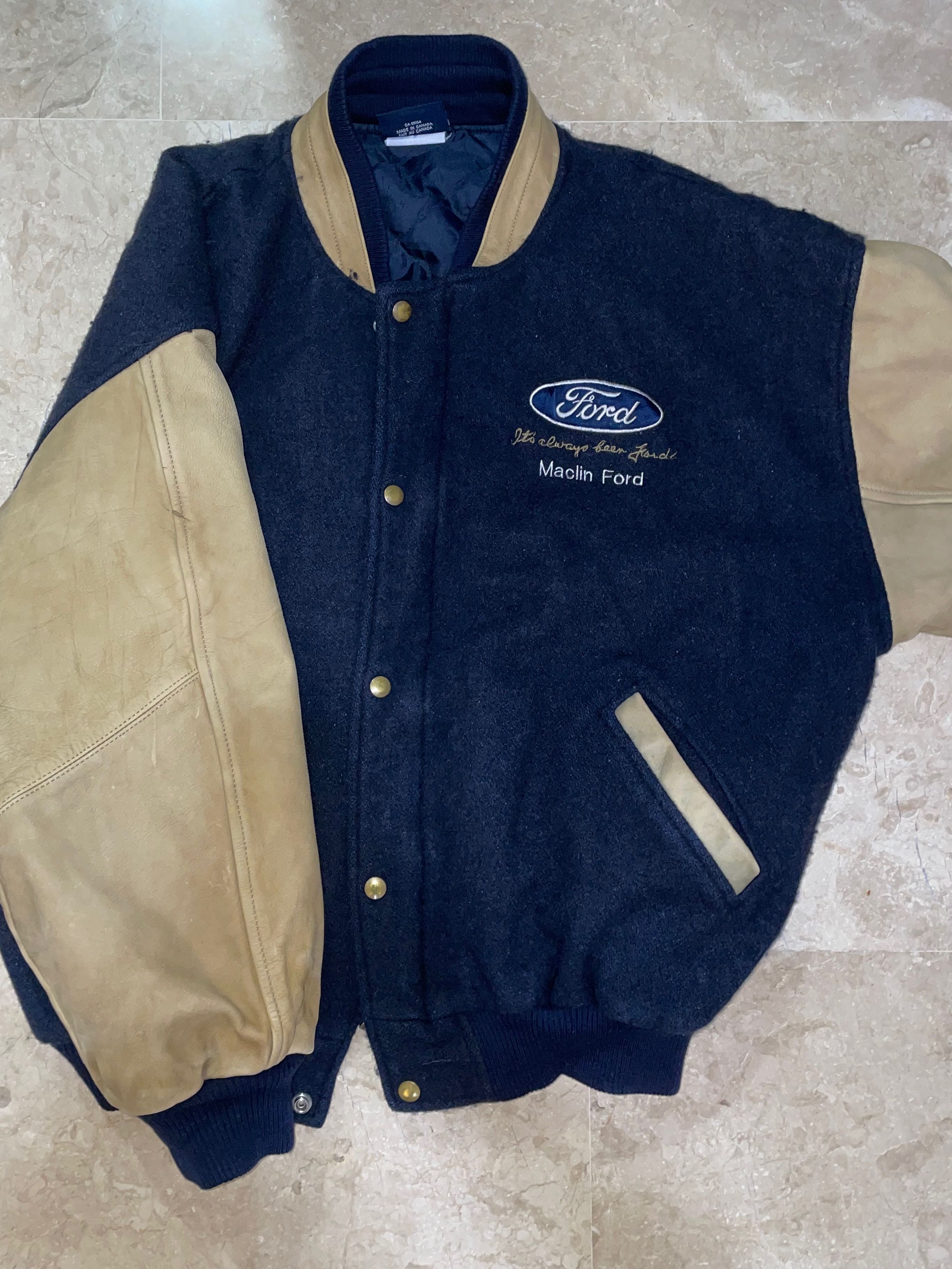 vintage ford varsity jacket, Men's Fashion, Coats, Jackets and ...