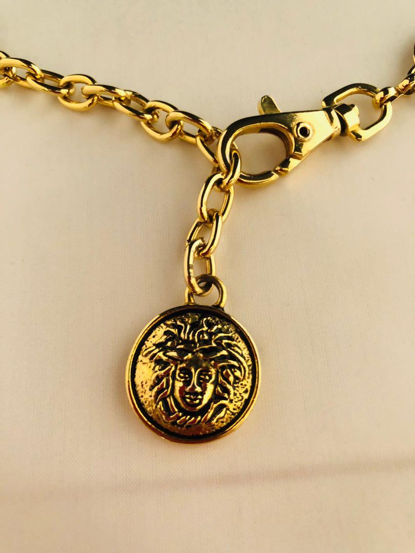 Vintage Rare Gianni Versace Medusa Necklace Belt