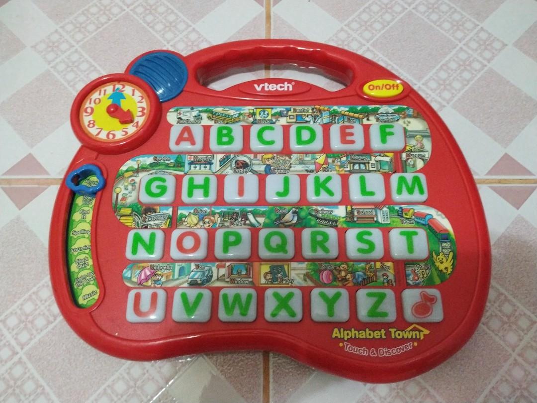 Vtech alphabet town hot sale touch and discover