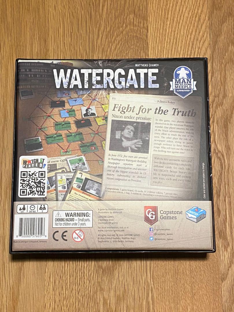 Watergate Board Game, Hobbies & Toys, Toys & Games on Carousell