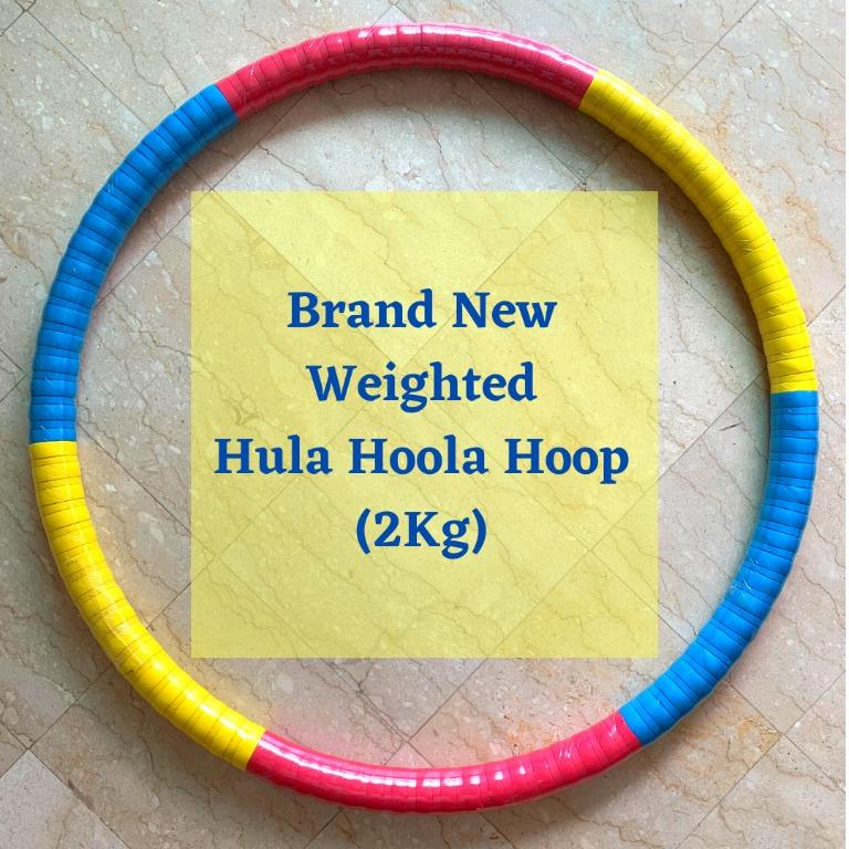 Weighted Exercise Hula Hoola Hoop 2Kg Sports Equipment Exercise Fitness Toning Stretching Accessories on Carousell