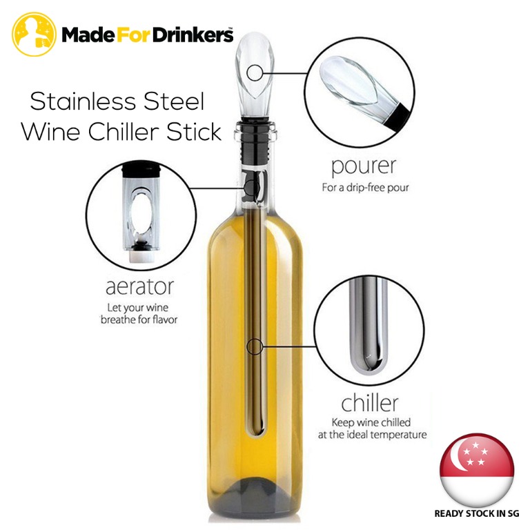 Wine Chiller Stick / Wine Cooler Rod [Made For Drinkers], Furniture