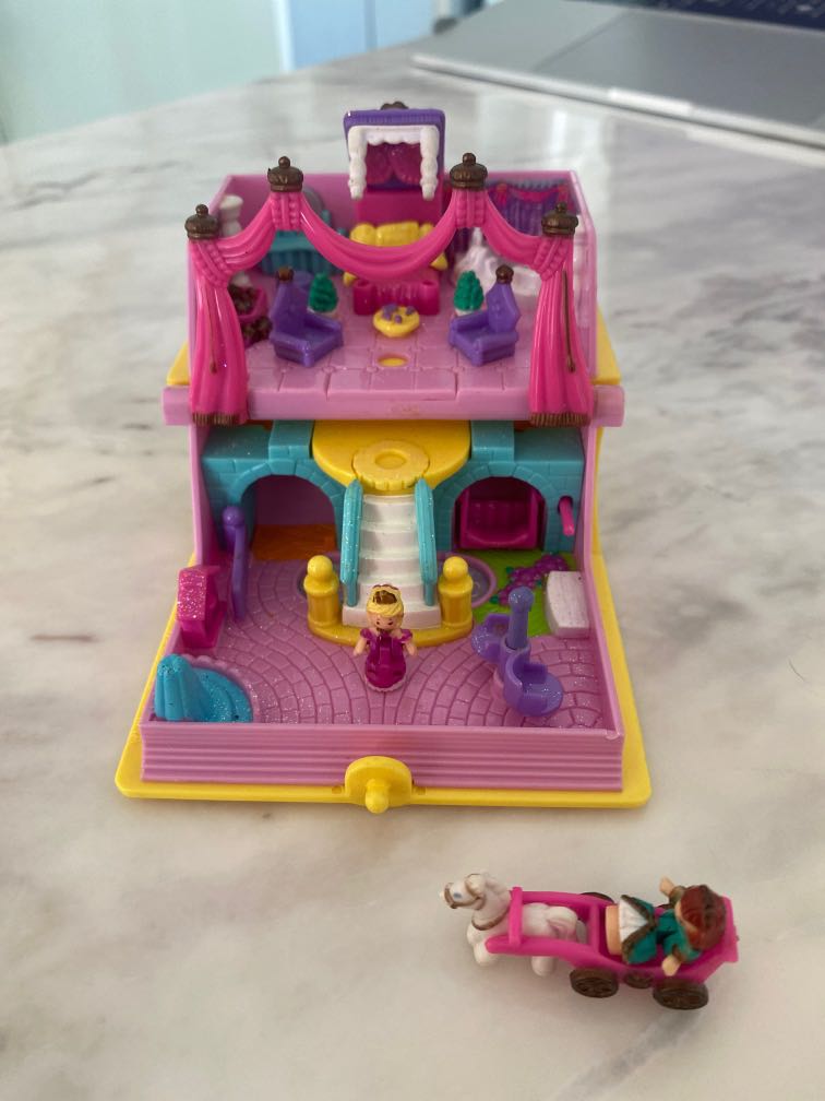 100 Complete Polly Pocket Vintage Rare Yellow Book Princess