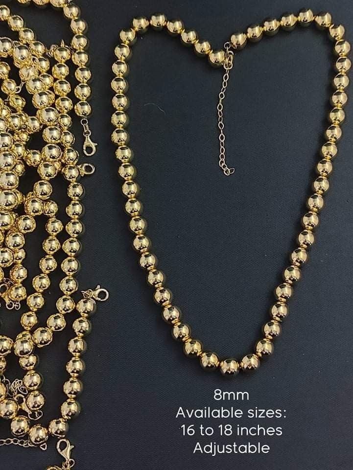 18k TIFFANY CO BALL NECKLACE ADJUSTABLE
