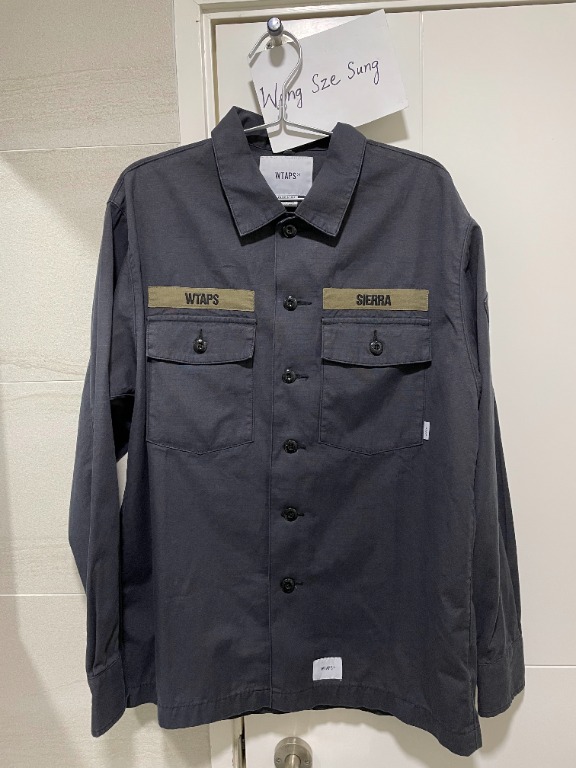 WTAPS 19AW BUDS LS  SHIRT COTTON RIPSTOP