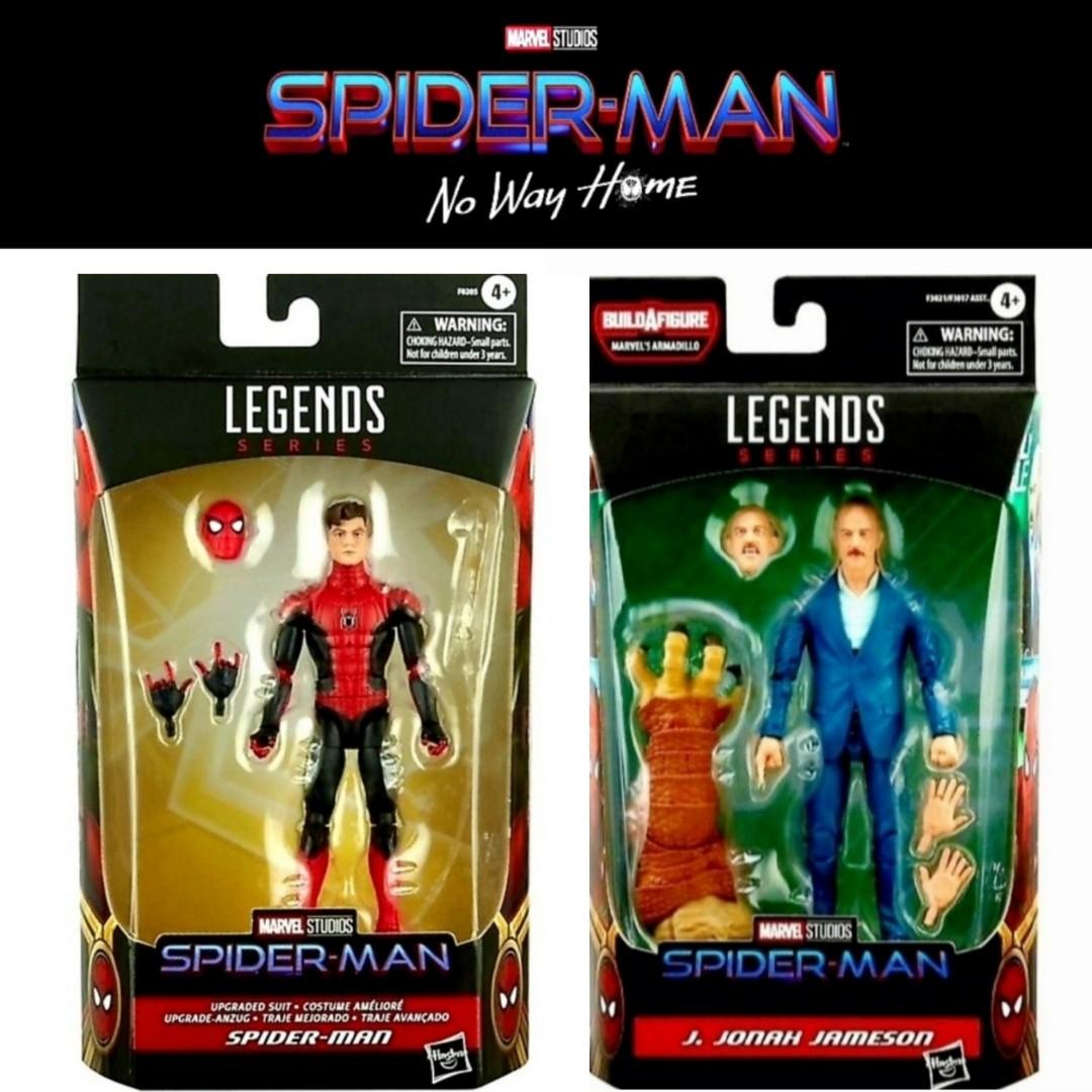 MISB Marvel Legends Spider-Man Armadillo Wave J. Jonah Jameson With Baf,  Spiderman No Way Home Upgraded Suit Spidey Walmart Exclusive, Hobbies &  Toys, Toys & Games on Carousell