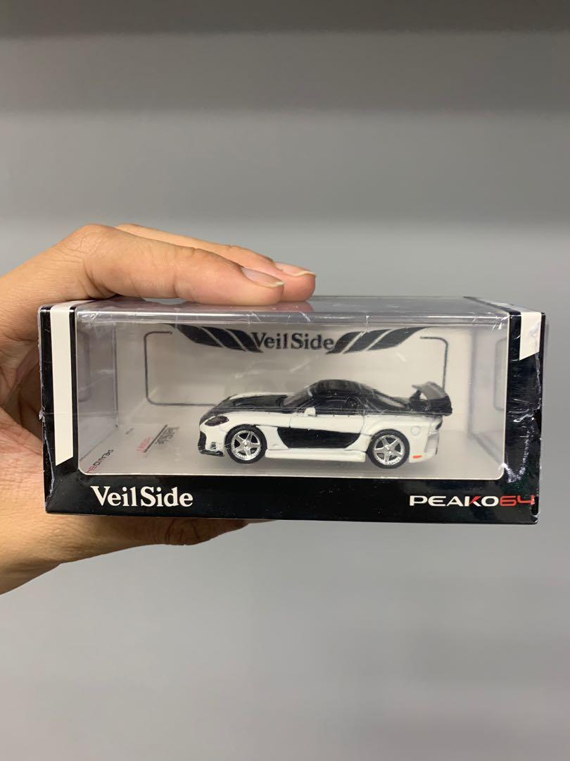 新店搬遷大優惠！ Peako 1:64 Mazda RX-7 VeilSide Fortune 7 (White