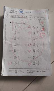 affordable kumon worksheets for sale books magazines carousell singapore