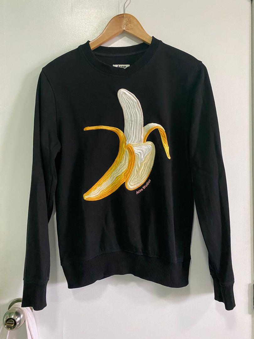 Acne studios banana sweatshirt deals