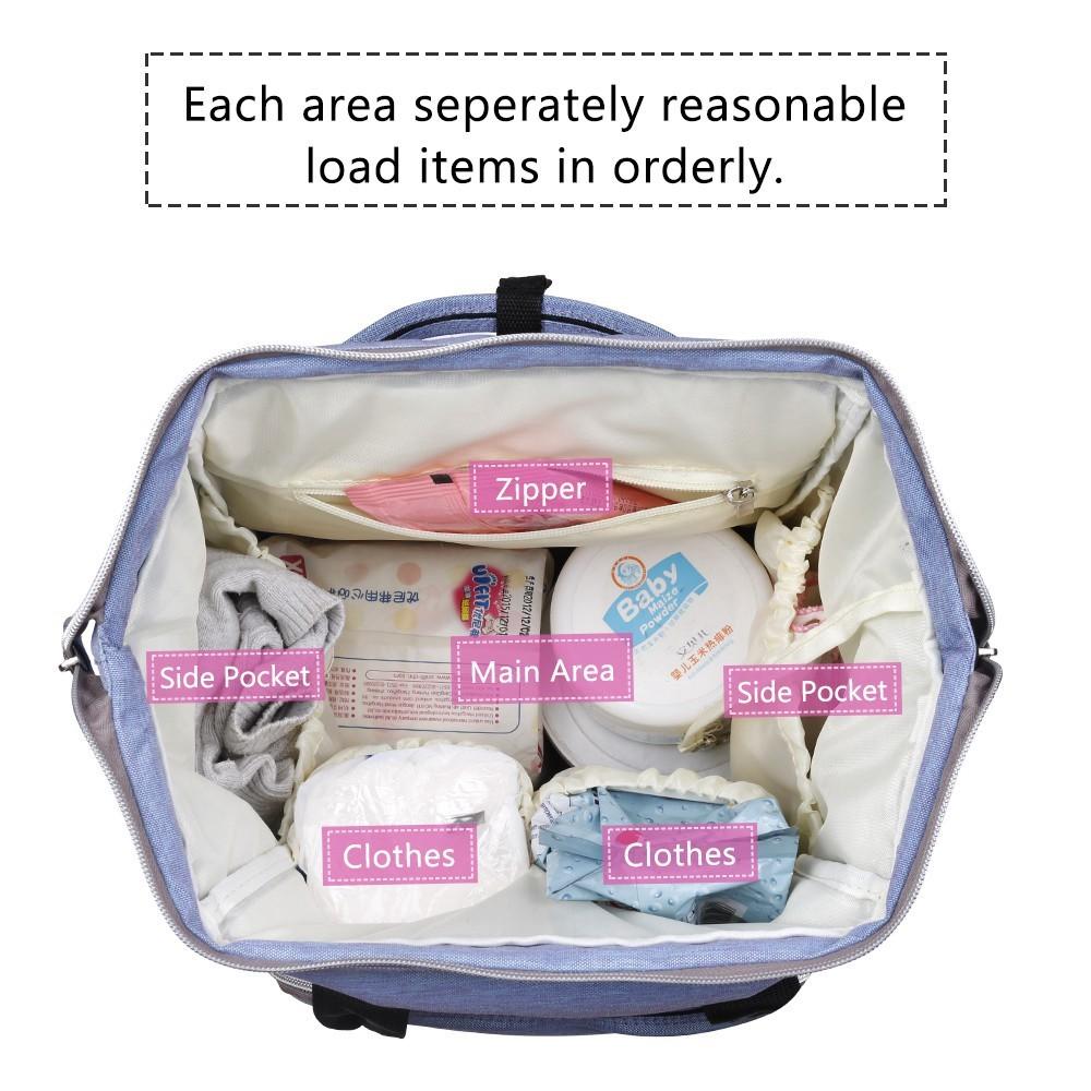 Aimama Baby Diaper Nursing Bag Large Capacity Mummy Backpack For Travel Mommy Essential Bagpack M6156