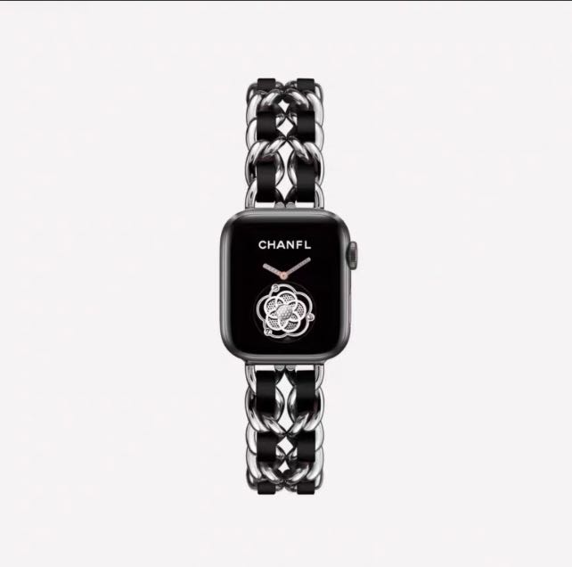 Chanel Apple Watch Strap Band 42mm 44mm 45mm Women s