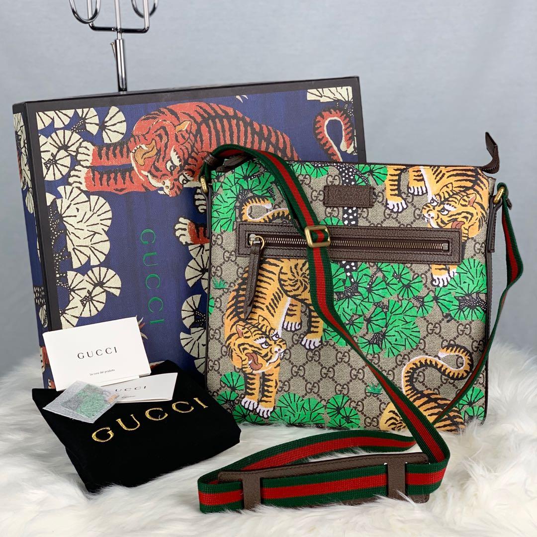 Gucci Tiger Messenger Bag Authentic from Japan, Luxury, Bags & Wallets on  Carousell