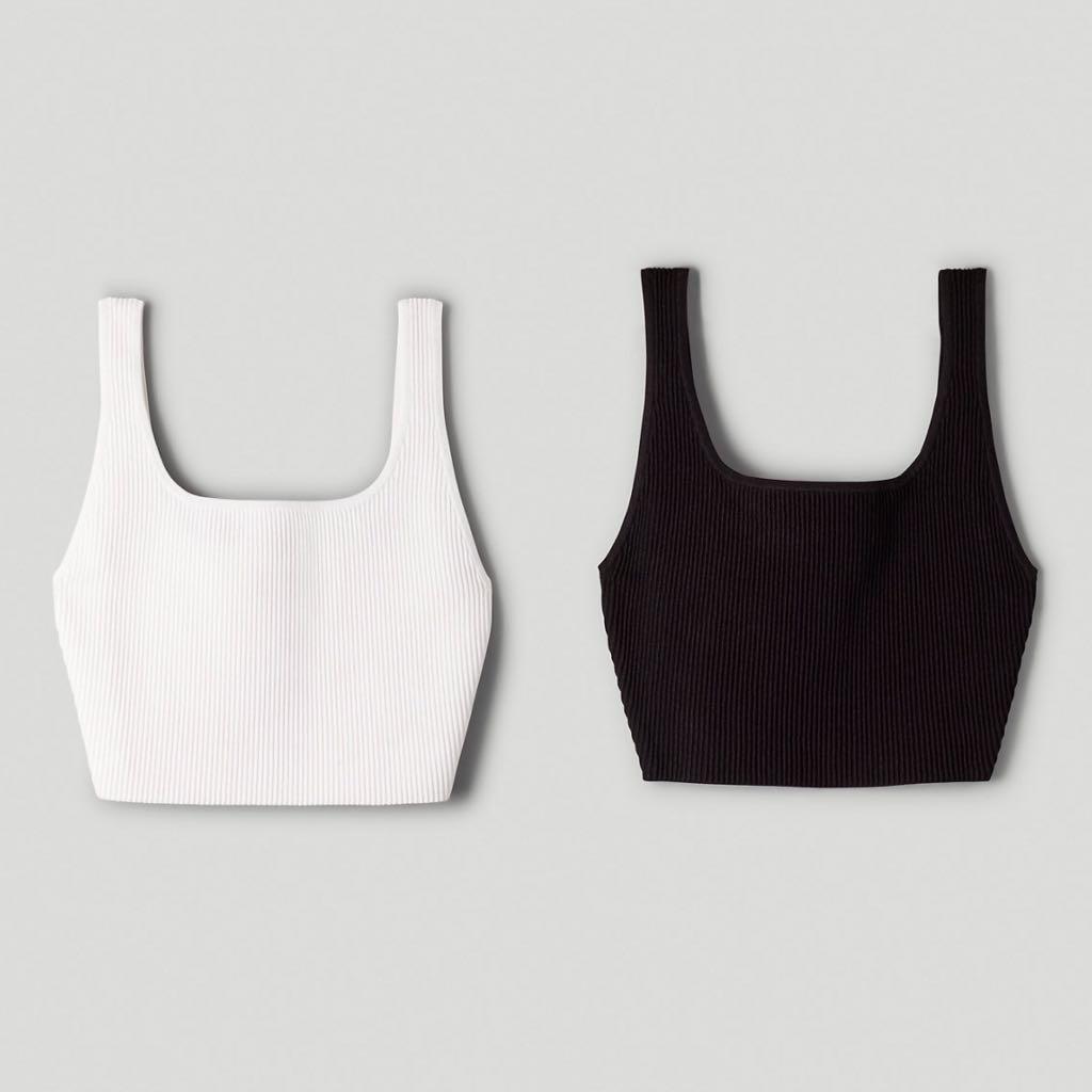 Aritzia Babaton Sculpt Knit Cropped Tank