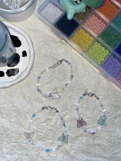 beaded butterfly bracelets