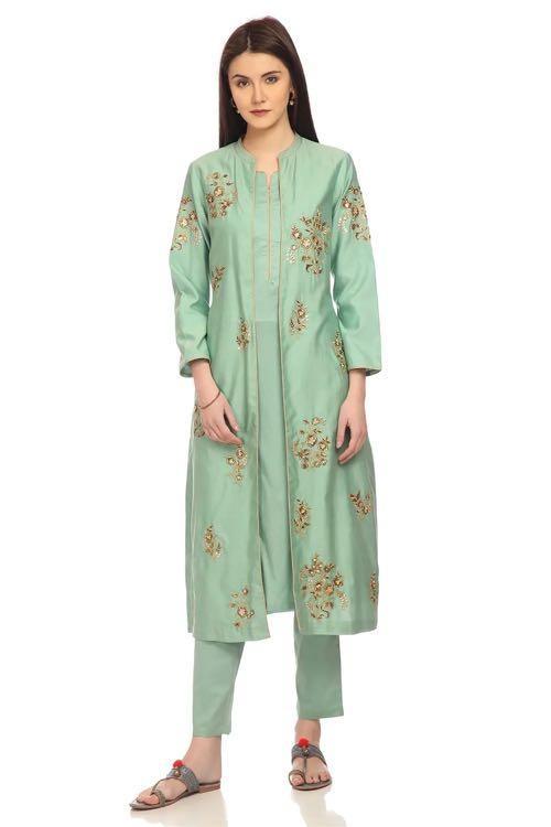 Biba sea green suit shop