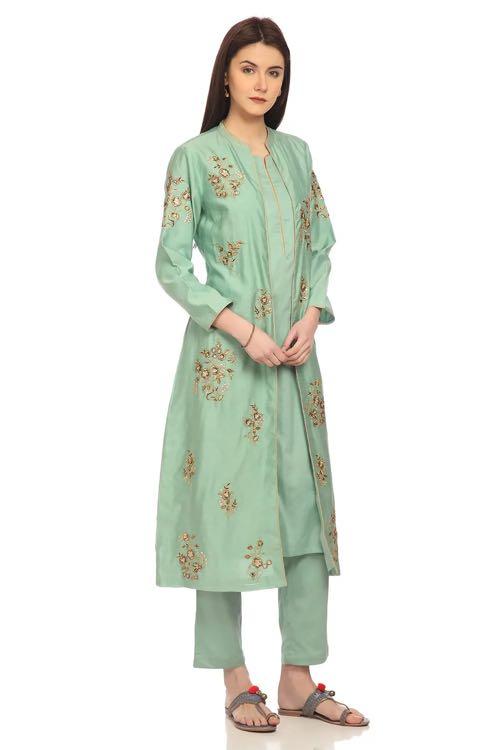 Biba sea green suit outlet