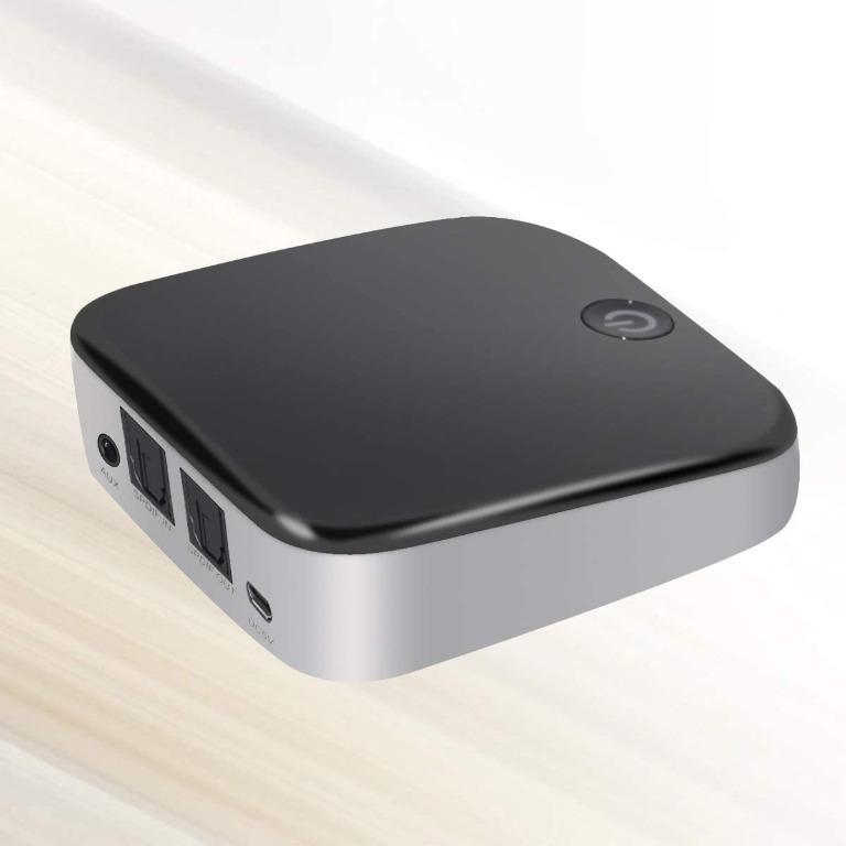 (Black) BTI029 Bluetooth Transmitter Receiver AptX Wireless Stereo