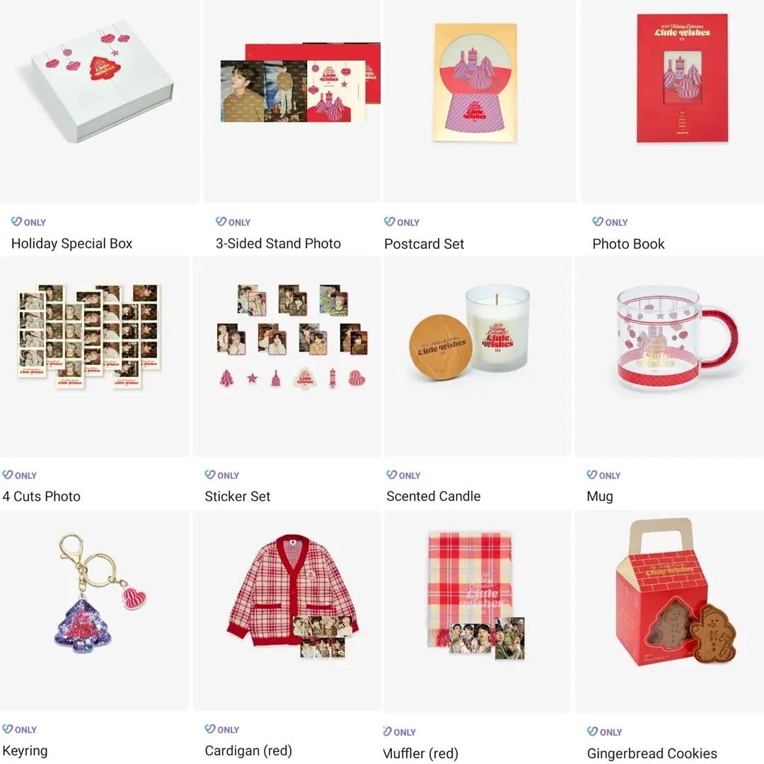 BTS 2021 Holiday Collection Little Wishes Merch Bundle BTS 2021
