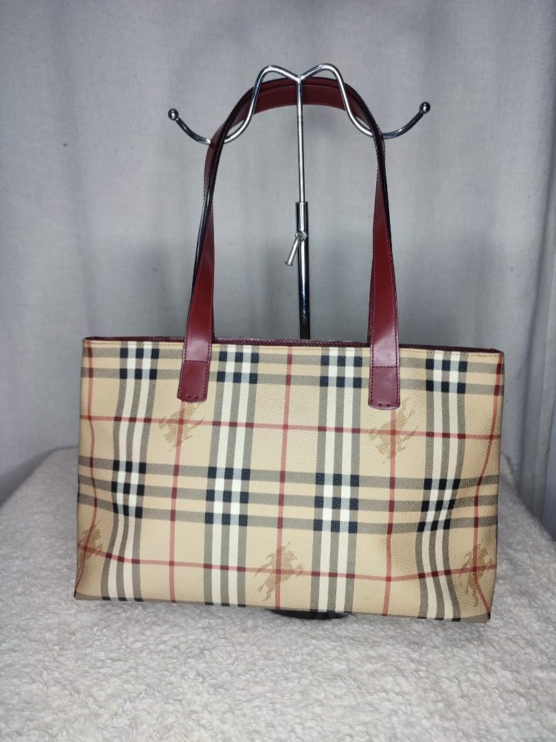 Burberry Checkered Hand Bag