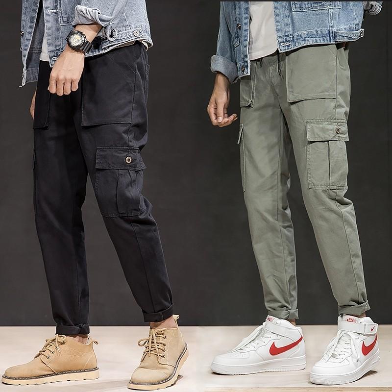 Cargo pants men work pants jeans chino