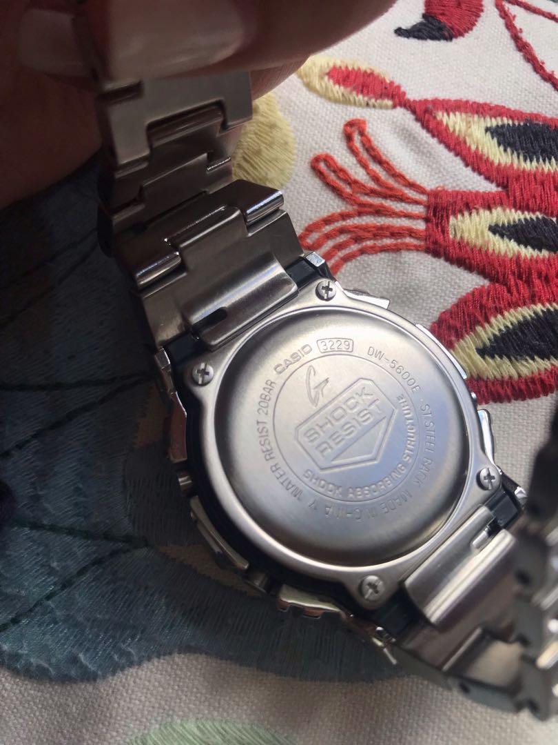 Casio G-Shock silver watch DW-5600E *NEW * Perfect Christmas Gift for Him*,  男裝, 手錶及配件, 手錶- Carousell