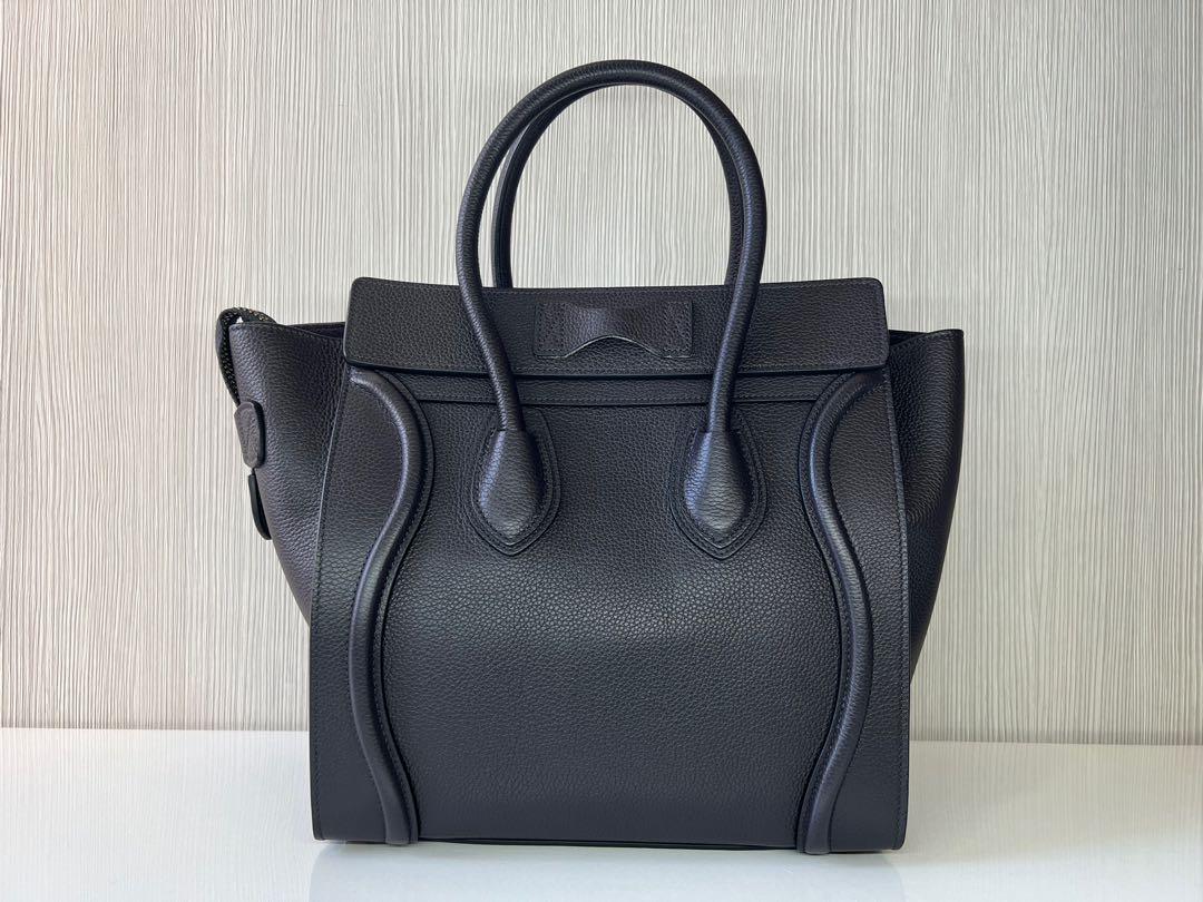 Celine Micro Luggage Drummed Calfskin Women s Fashion Bags Wallets Tote Bags on Carousell
